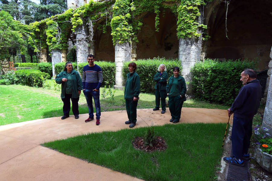 La recuperación de los jardines ha terminado y la residencia dependiente de la Diputación espera reformar un claustro 