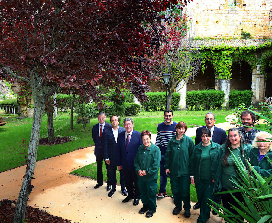La recuperación de los jardines ha terminado y la residencia dependiente de la Diputación espera reformar un claustro 