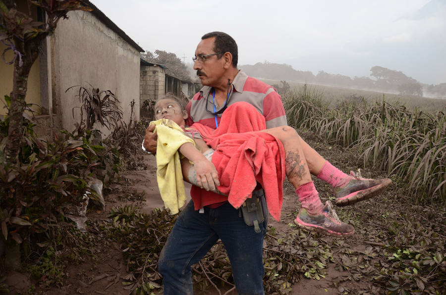 Fotos: Erupción del volcán de Fuego en Guatemala