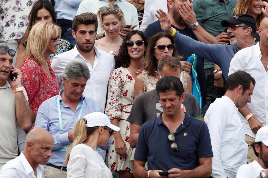 La novia de Rafael Nadal, Maria Francisca Perello, celebra el undécimo Roland Garros del mallorquín