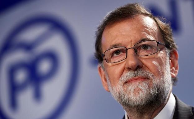 Rajoy se dirige a la Junta Directiva Nacional del PP.