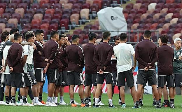 Entrenador de la selección mexicana en Moscú.