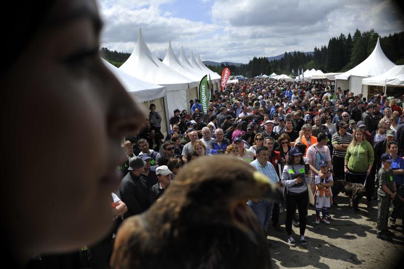 La localidad vizcaína de Dima acoge hoy la XXVI edición del día del Cazador y Pescador. Cientos de personas han acudido a la cita que aúna las reivindicaciones del colectivo con distintas actividades de caráter lúdico