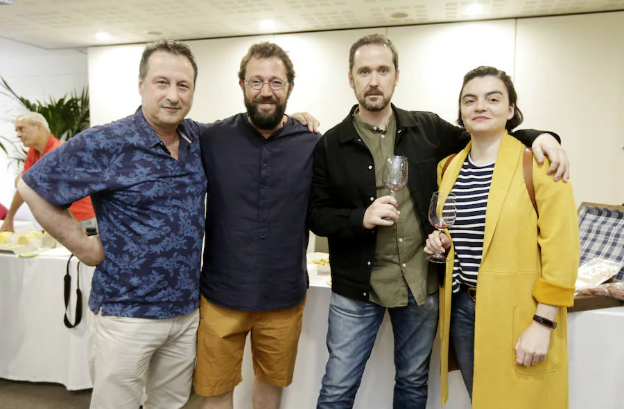 Jabier Barrondo, Gontzal Azkoitia, Igor Agirre y Olatz López. 