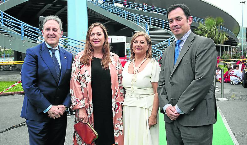 Alfonso Gil, Isabel Muela, Julia Diéguez y Asier Abaunza.