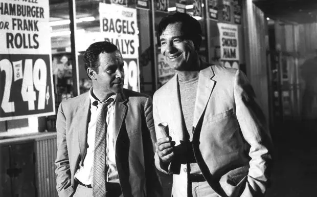 Jack Lemmon y Walther Matthau en 'La extraña pareja' (1968).