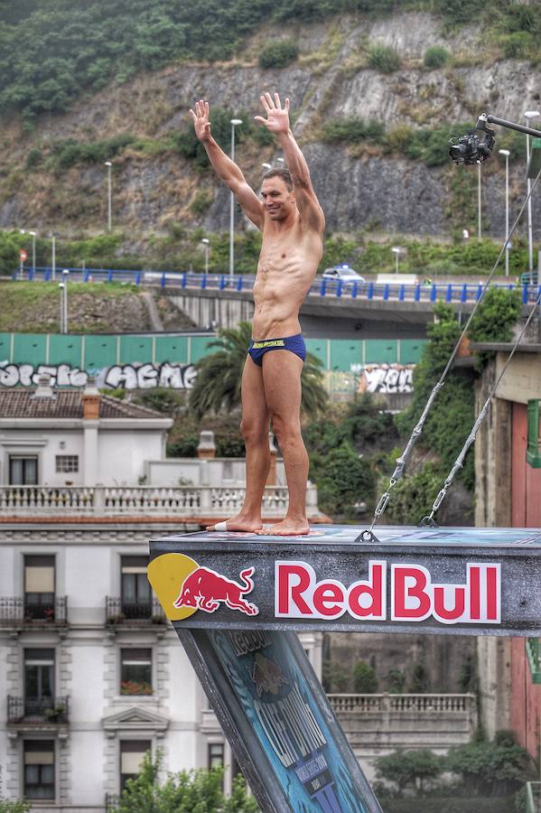 Este jueves, los saltadores han realizado pruebas desde el puente