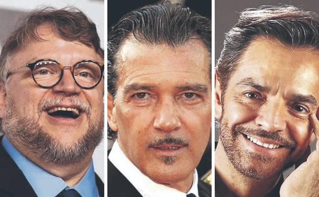 Guillermo del Toro, Antonio Banderas y Eugenio Derbez sabrán el 25 de agosto si han sido premiados. 