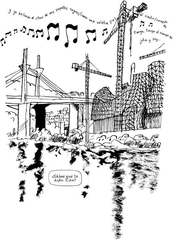 Alfonso Zapico reconstruye la entrevista que el socialista Eduardo Madina realizó al músico Fermin Muguruza para la revista Jot Down. El ayer de ETA, visto por una víctima y un defensor.