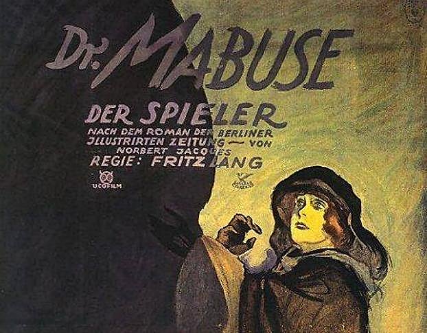 Cartel promocional de 'El doctor Mabuse' (1922).