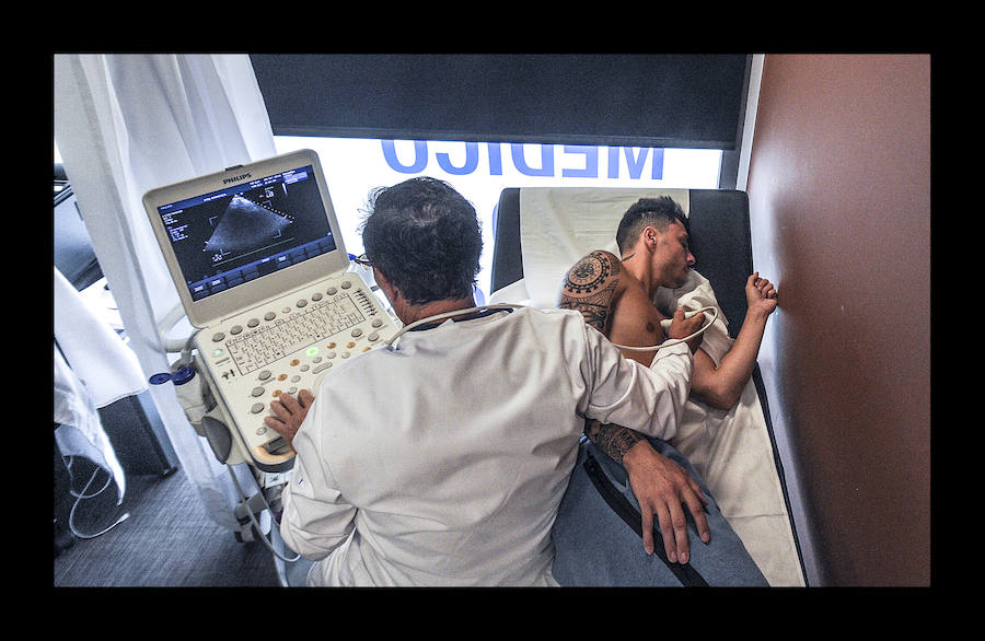 Guidetti y Torres, «con permiso del club», ausentes en los reconocimientos de hoy