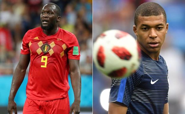 Lukaku y Mbappé.