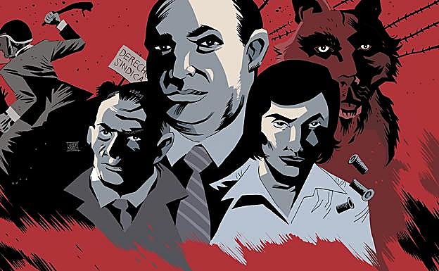 Imagen principal - Así se dibujó el serial del topo que evitó que ETA secuestrara a los Reyes en Mónaco