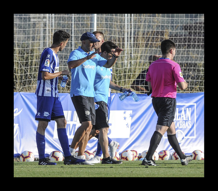 Cuarto partido de preparación de los albiazules, esta vez contra el club alfarero en la localidad segoviana de Los Ángeles de San Rafael