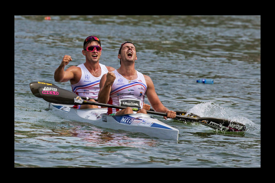 Milín Llamedo y Pedro Vázquez se llevan el Descenso tras un emocionante final. Una embarcación completamente asturiana consigue el triunfo en el Sella 22 años después.