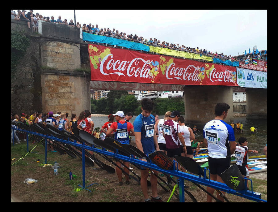 Milín Llamedo y Pedro Vázquez se llevan el Descenso tras un emocionante final. Una embarcación completamente asturiana consigue el triunfo en el Sella 22 años después.