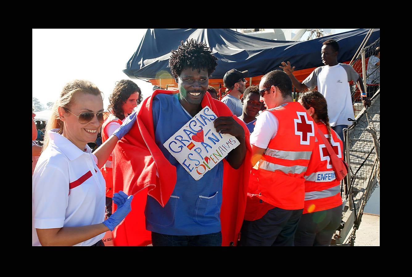 Fotos: El &#039;Open Arms llega a Algeciras con 87 inmigrantes
