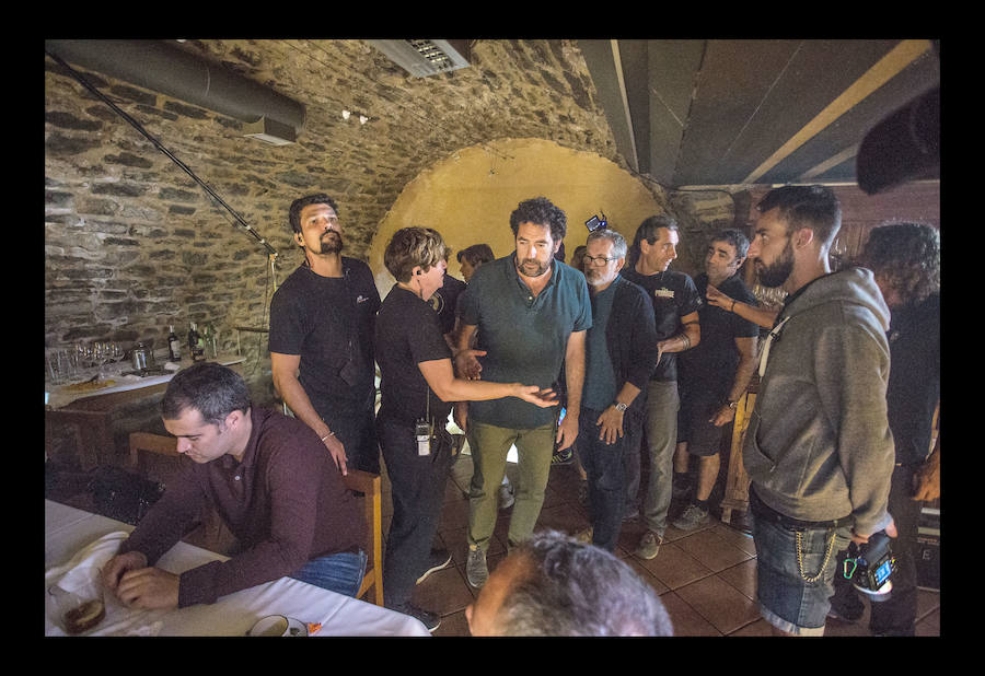 La película de Daniel Calparsoro graba escenas de la adaptación a la gran pantalla del libro de la vitoriana de Eva García Sáenz de Urturi