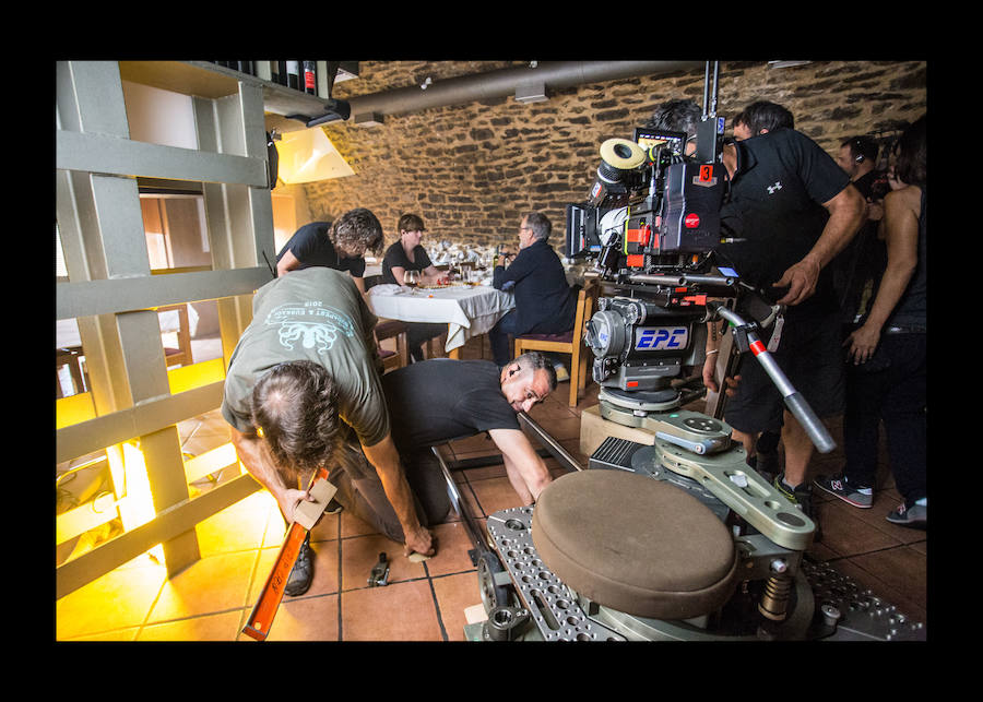La película de Daniel Calparsoro graba escenas de la adaptación a la gran pantalla del libro de la vitoriana de Eva García Sáenz de Urturi