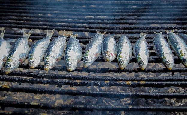 Sardinas asadas en el Mandanga (Santurtzi).