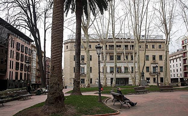 Vista del Palacio de Justicia.