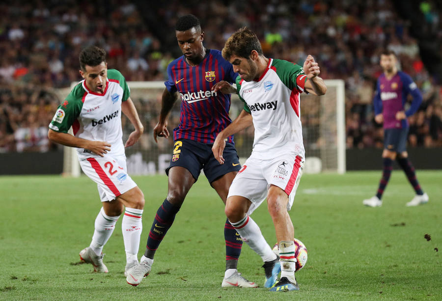 El Camp Nou ha albergado este sábado el primer partido de la Liga Santander de la temporada 2018-2019