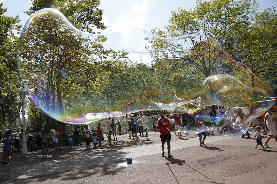 Fotos: Inauguración del txikigune en Aste Nagusia 2018