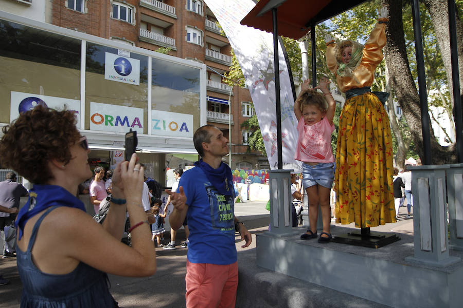 Fotos: Inauguración del txikigune en Aste Nagusia 2018