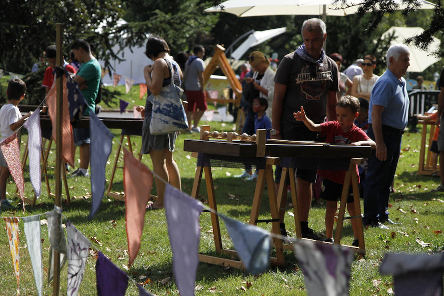 Fotos: Inauguración del txikigune en Aste Nagusia 2018