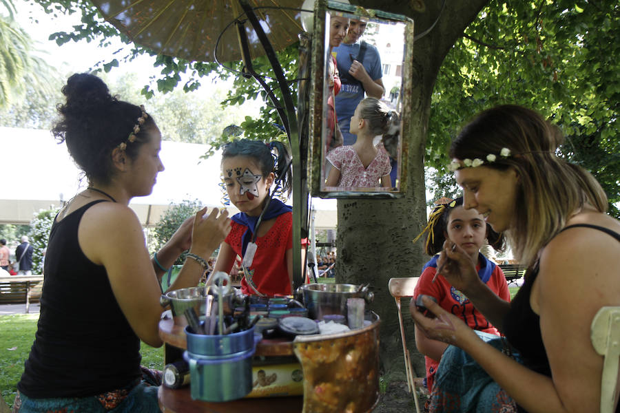 Fotos: Inauguración del txikigune en Aste Nagusia 2018