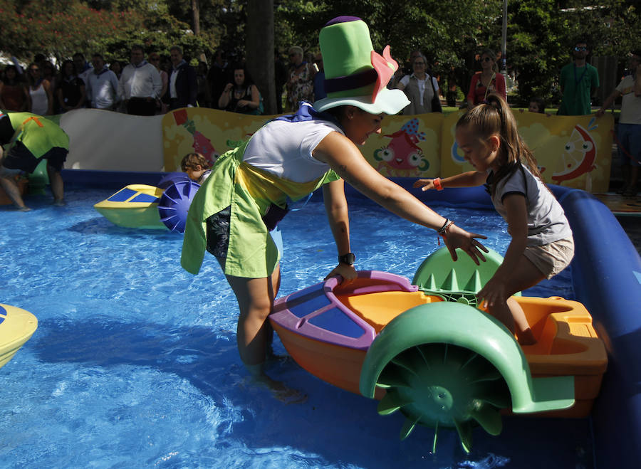 Fotos: Inauguración del txikigune en Aste Nagusia 2018