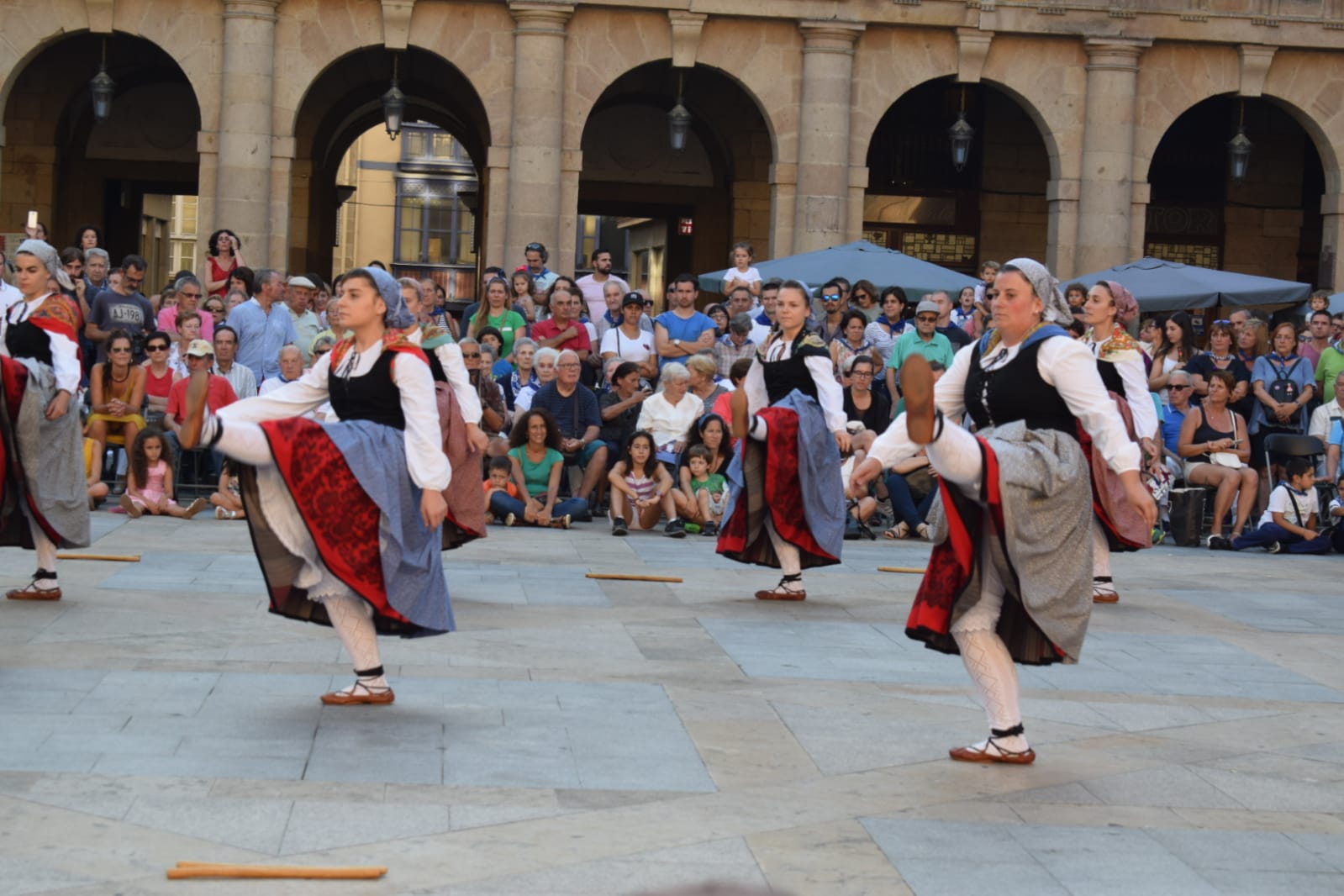 Así se está viviendo la tarde del martes 21 de agosto de Aste Nagusia