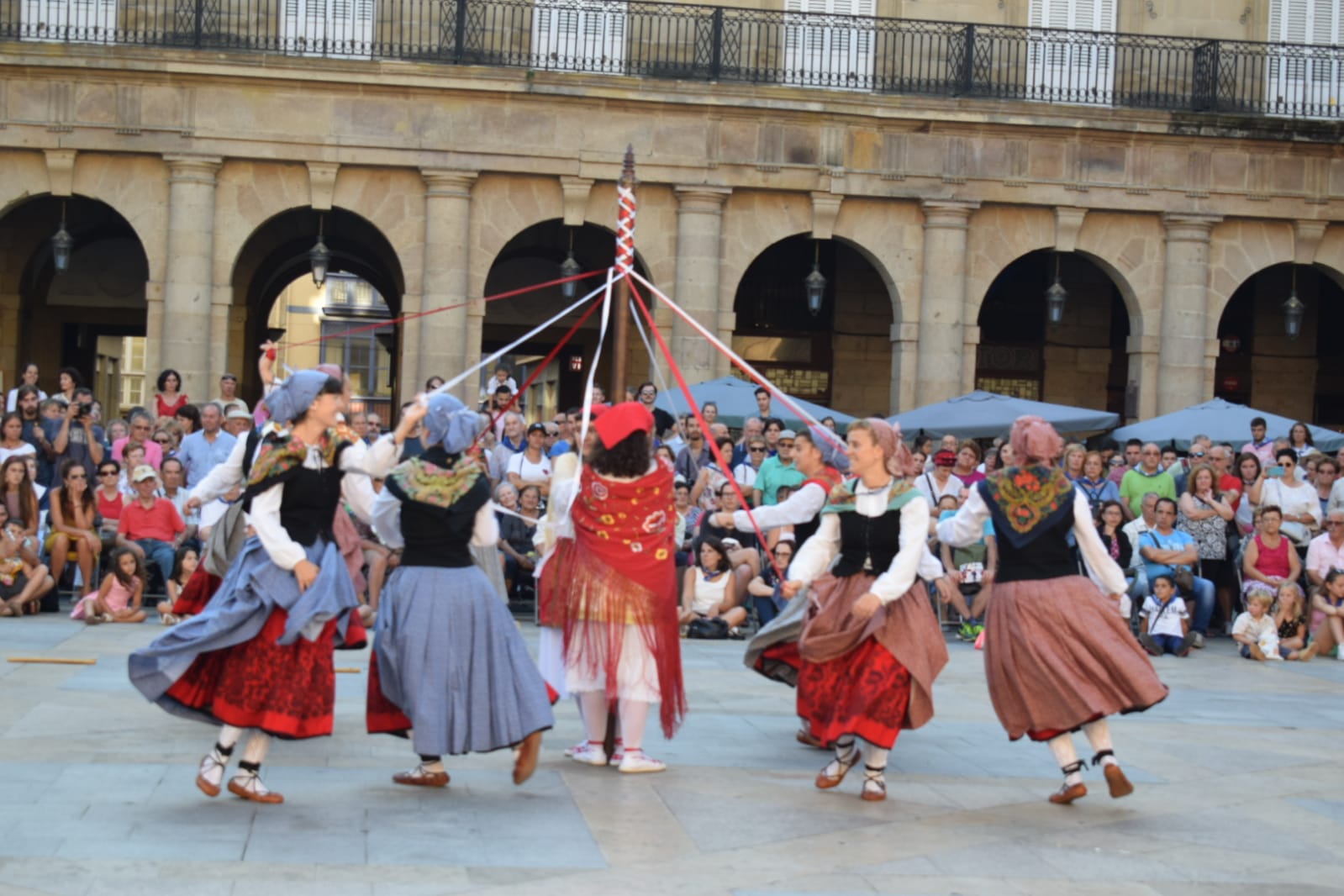 Así se está viviendo la tarde del martes 21 de agosto de Aste Nagusia