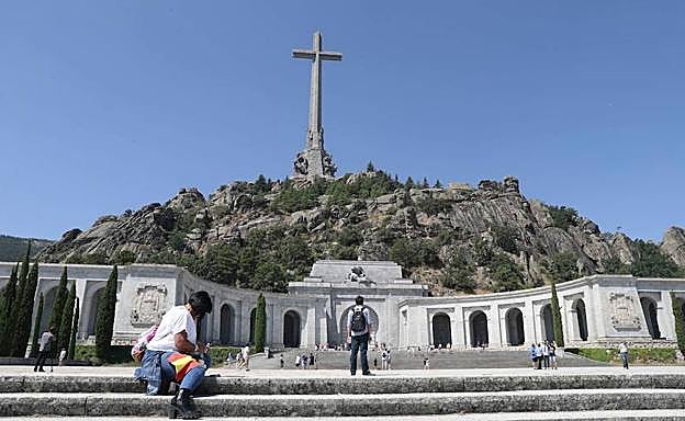 Vista general del monumento del Valle de los Caídos. 
