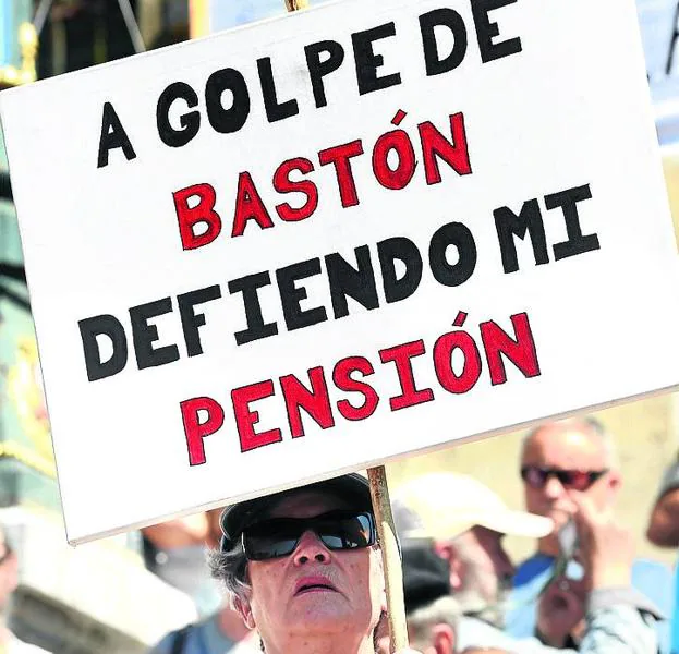 El gasto mensual de las pensiones en Euskadi crece en 33 millones