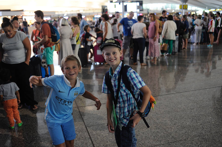 Los niños de Chernobil Elkartea regresan a su casa tras pasar un verano acogidos por familias vascas