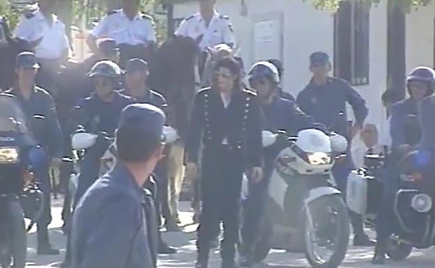 La Policía Nacional difunde un vídeo inédito de Michael Jackson grabado en 1992