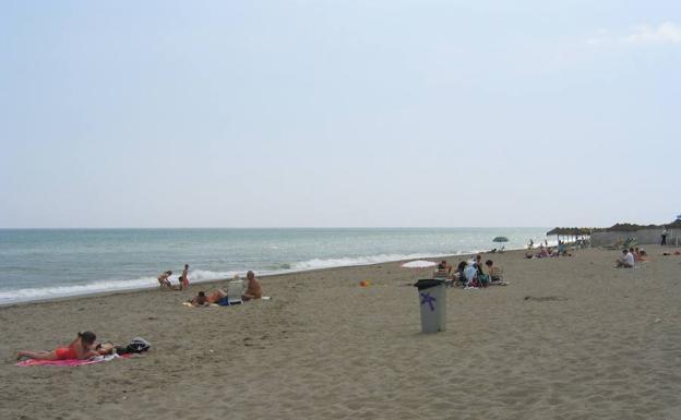 Imagen de la playa de Fuengirola.