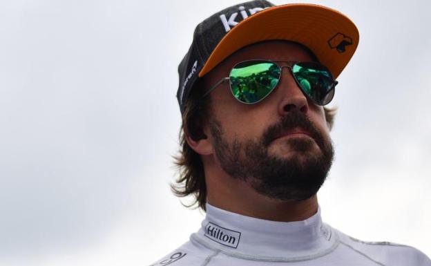 Fernando Alonso durante el GP de Italia