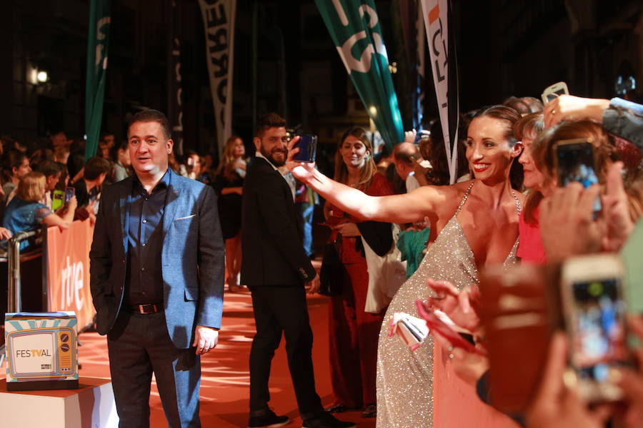 El elenco de 'El Continental' acaparó anoche los flashes en la primera alfombra del FesTVal 2018.