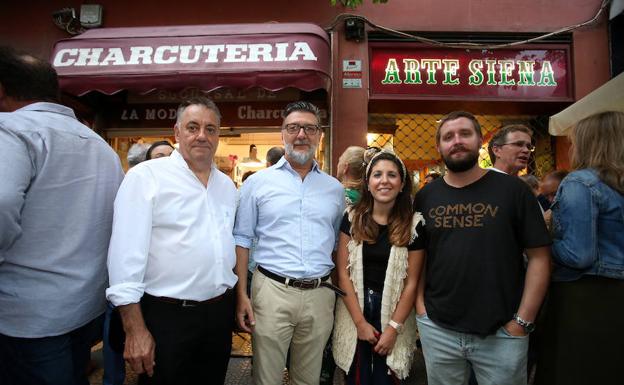 Paco García, Javier Barco, Saioa Otaola y José Luis Besteiro.