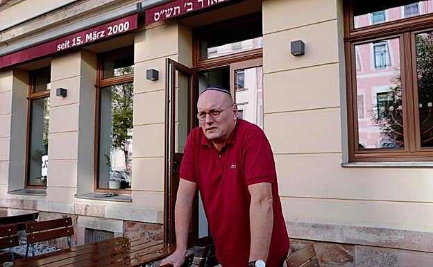 Uwe Dziuballa, propietario del restaurante atacado.