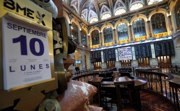 Sede de la Bolsa en Madrid. 