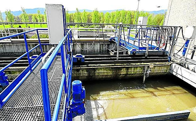 Instalaciones de la Estación Depuradora de Aguas Residuales (EDAR) de Miranda.