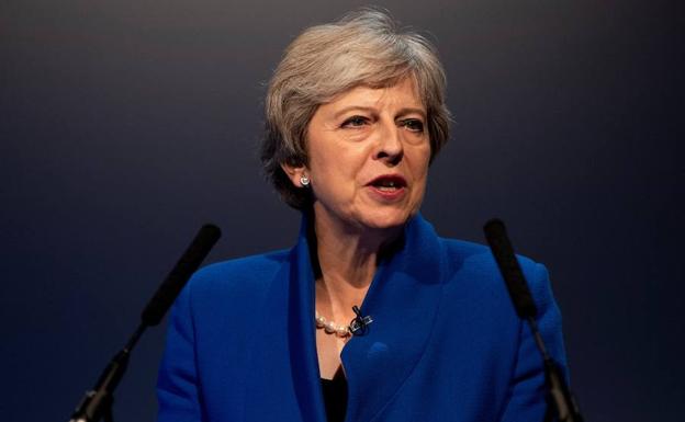 La primera ministra británica, Theresa May.