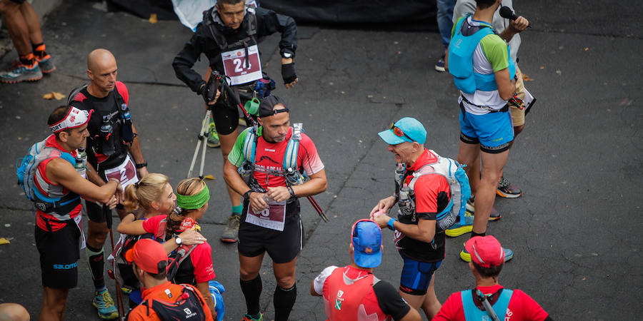 Un centenar de corredores participan en la prueba Bocineros Deiadar Xtreme, de 200 kilómetros