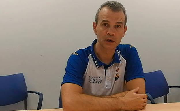 Igor Núñez, tras el partido ante el Izarra.