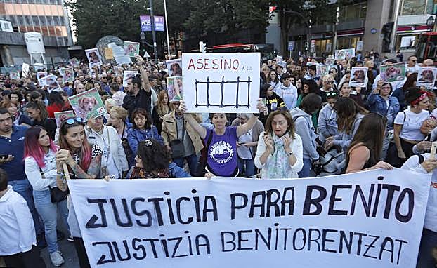 La concentración ha sido en la Plaza Circular. 