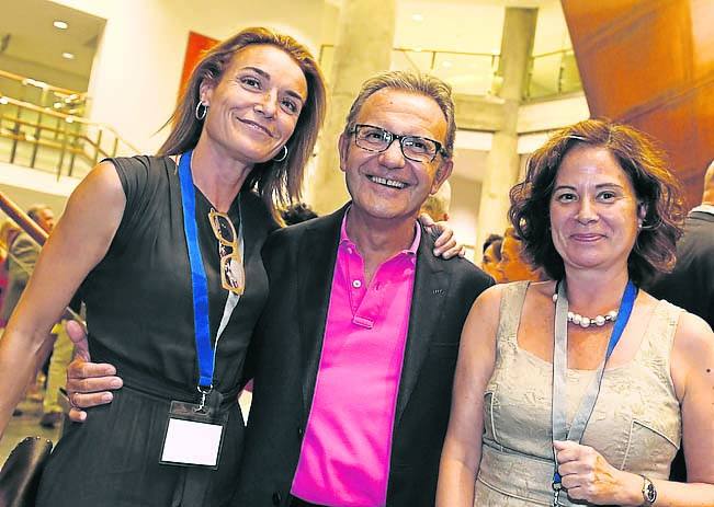 Ianire Lamikiz, Txaber Andechaga y Nerea López Azkarraga. 