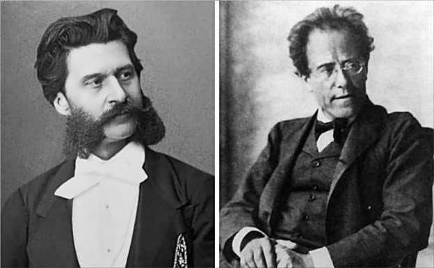 Joahnn Strauss hijo.y Gustav Mahler. 